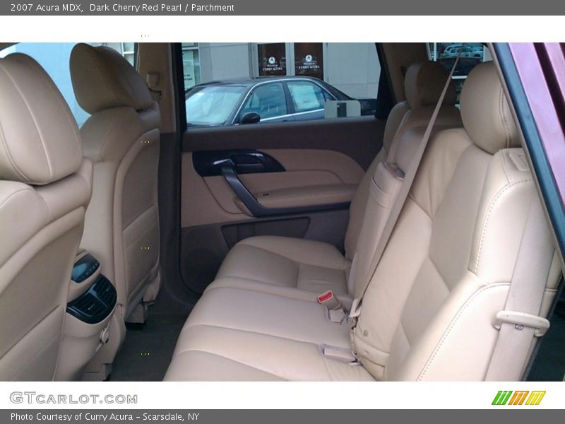 Dark Cherry Red Pearl / Parchment 2007 Acura MDX