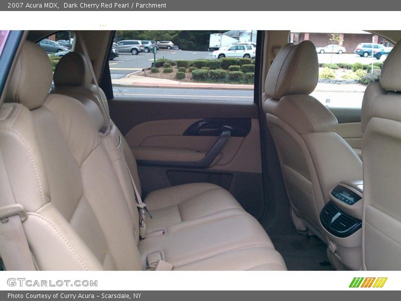 Dark Cherry Red Pearl / Parchment 2007 Acura MDX