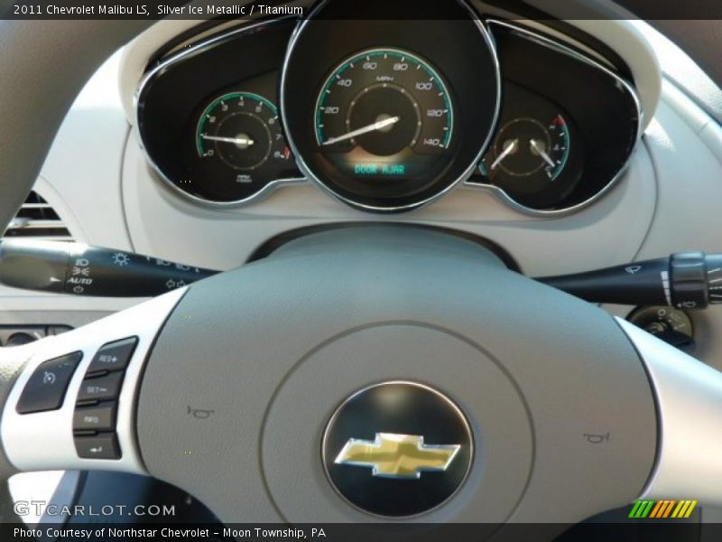 Silver Ice Metallic / Titanium 2011 Chevrolet Malibu LS