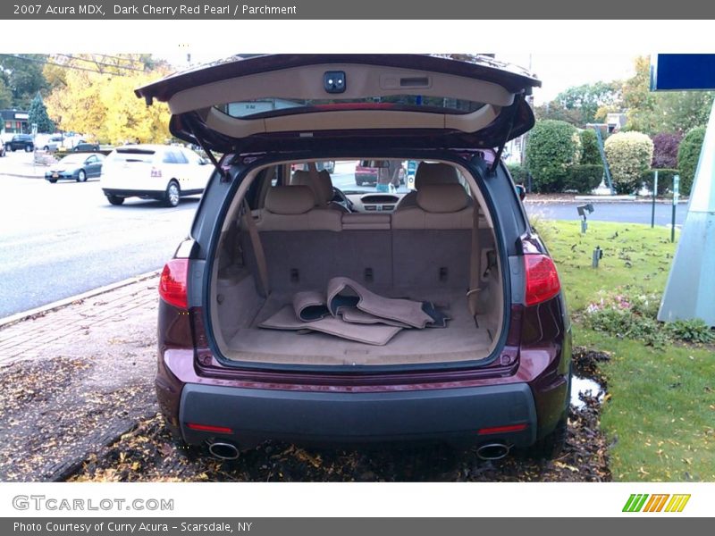 Dark Cherry Red Pearl / Parchment 2007 Acura MDX