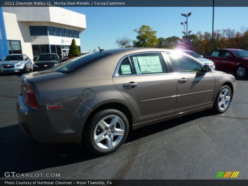 Mocha Steel Metallic / Cocoa/Cashmere 2011 Chevrolet Malibu LS