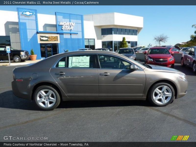 Mocha Steel Metallic / Cocoa/Cashmere 2011 Chevrolet Malibu LS