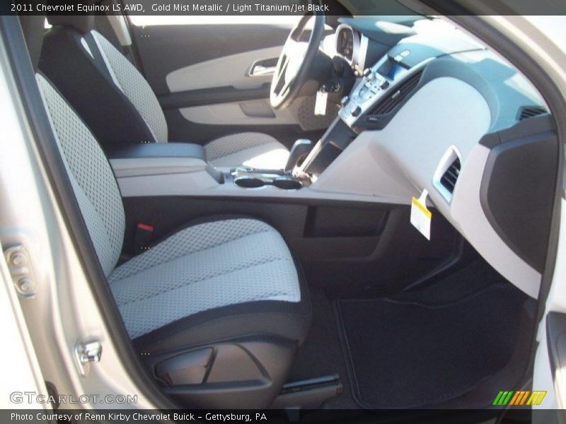  2011 Equinox LS AWD Light Titanium/Jet Black Interior