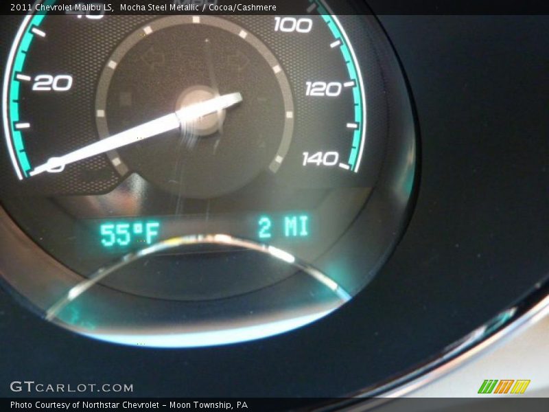 Mocha Steel Metallic / Cocoa/Cashmere 2011 Chevrolet Malibu LS