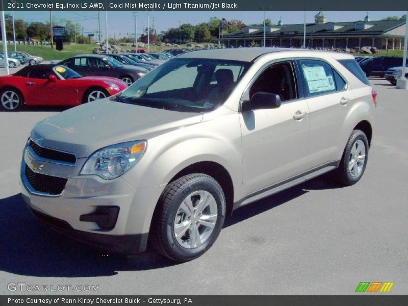 Front 3/4 View of 2011 Equinox LS AWD