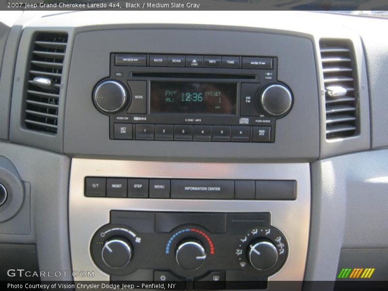 Controls of 2007 Grand Cherokee Laredo 4x4