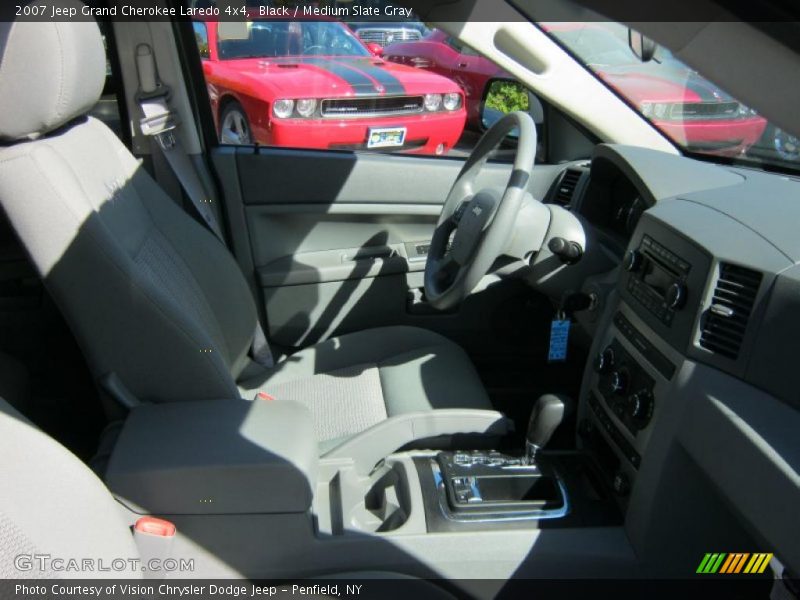 Black / Medium Slate Gray 2007 Jeep Grand Cherokee Laredo 4x4