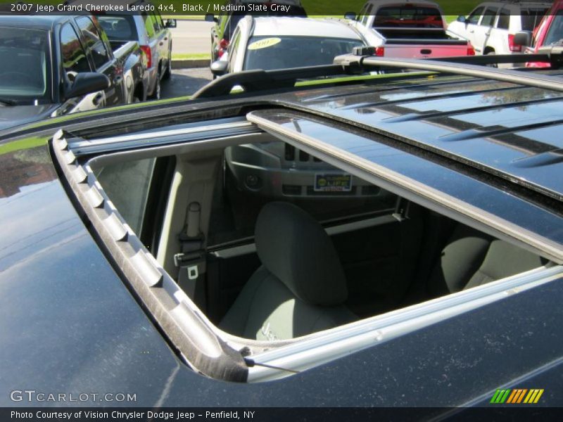 Black / Medium Slate Gray 2007 Jeep Grand Cherokee Laredo 4x4