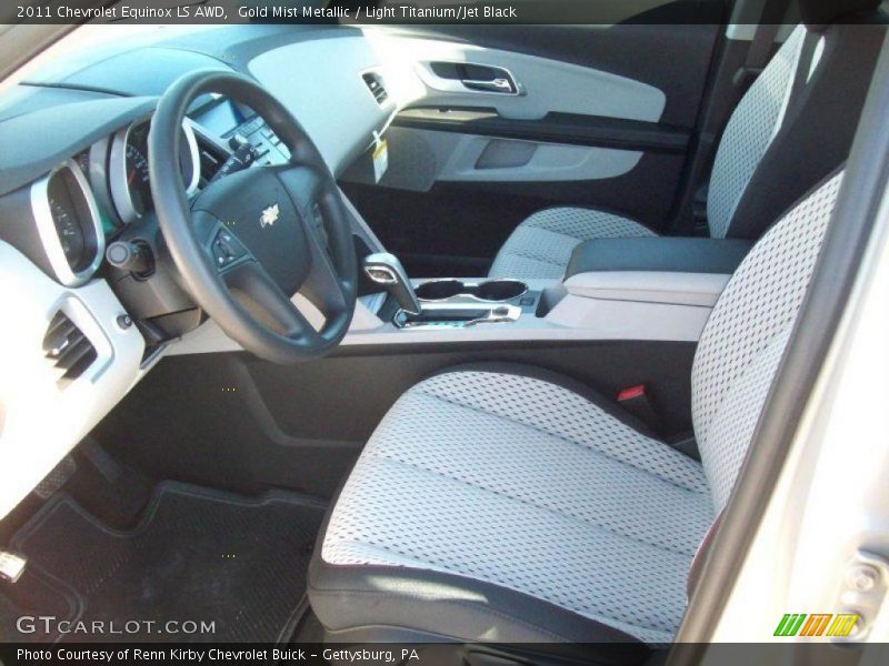  2011 Equinox LS AWD Light Titanium/Jet Black Interior