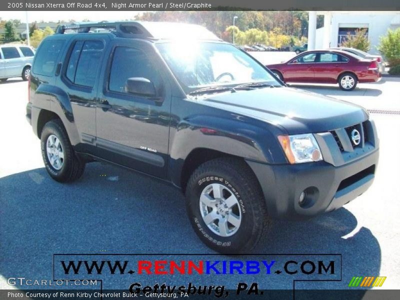 Night Armor Pearl / Steel/Graphite 2005 Nissan Xterra Off Road 4x4