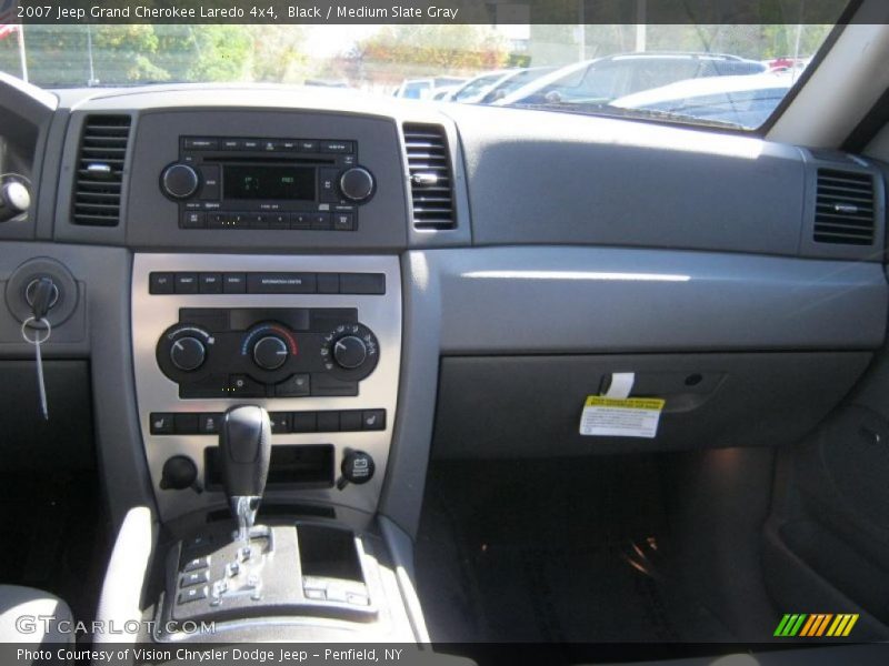 Black / Medium Slate Gray 2007 Jeep Grand Cherokee Laredo 4x4