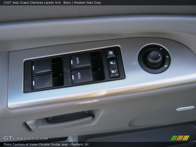 Black / Medium Slate Gray 2007 Jeep Grand Cherokee Laredo 4x4