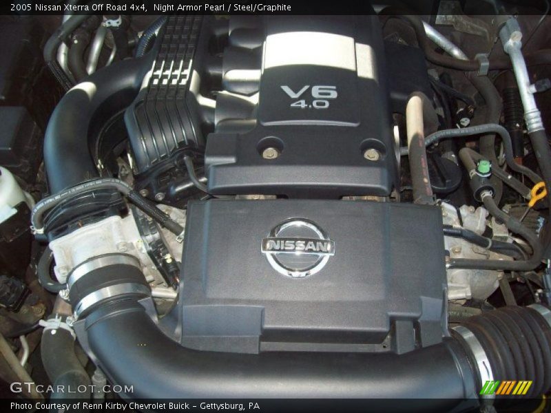 Night Armor Pearl / Steel/Graphite 2005 Nissan Xterra Off Road 4x4