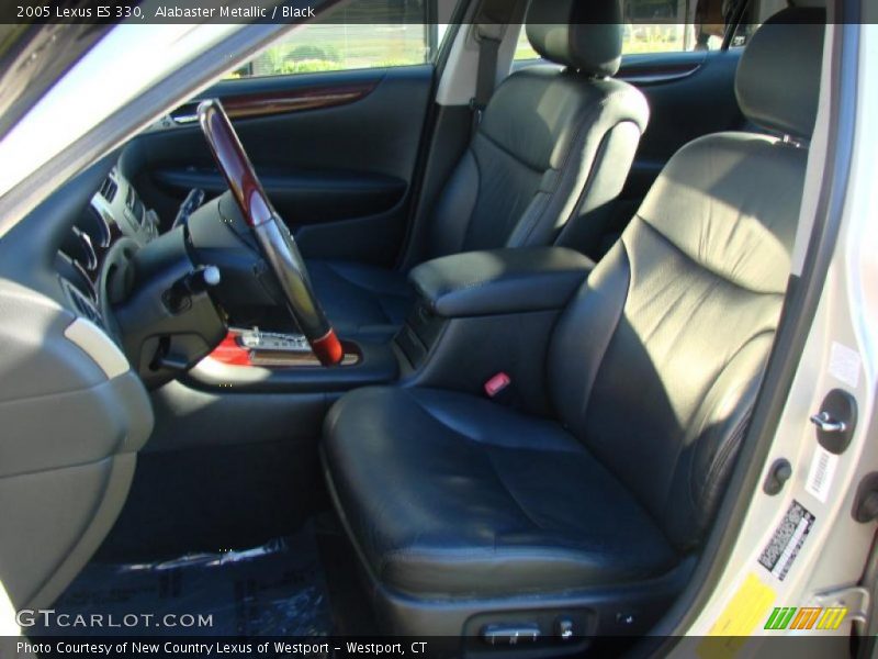 Alabaster Metallic / Black 2005 Lexus ES 330