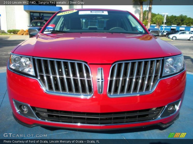 Sangria Red Metallic / Steel Gray 2010 Lincoln MKZ FWD