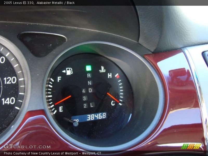 Alabaster Metallic / Black 2005 Lexus ES 330