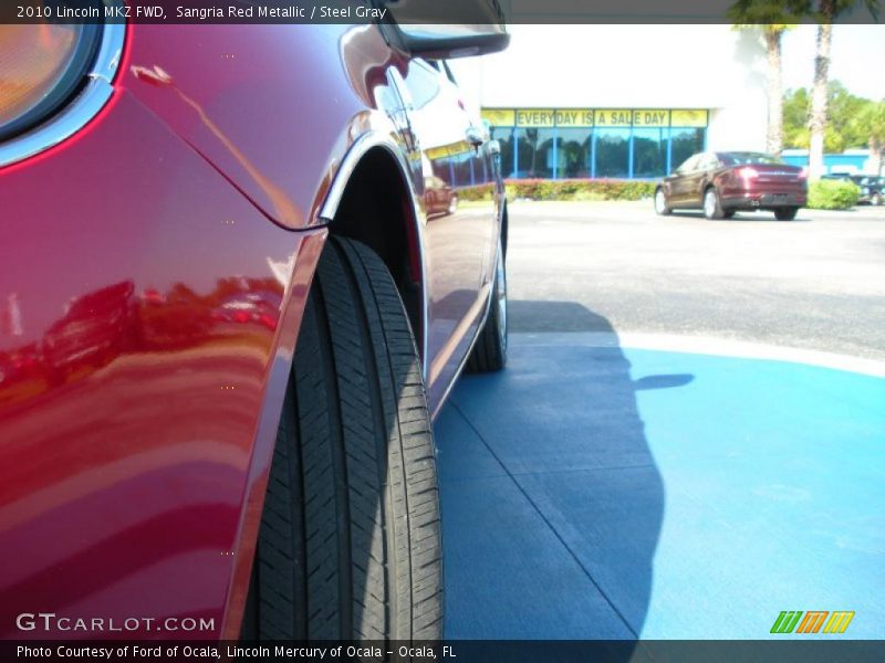 Sangria Red Metallic / Steel Gray 2010 Lincoln MKZ FWD