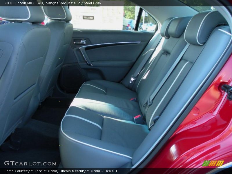 Sangria Red Metallic / Steel Gray 2010 Lincoln MKZ FWD