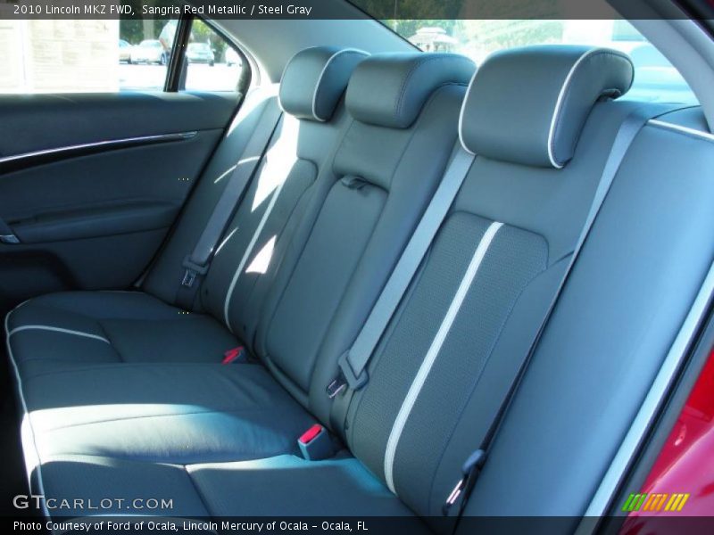 Sangria Red Metallic / Steel Gray 2010 Lincoln MKZ FWD