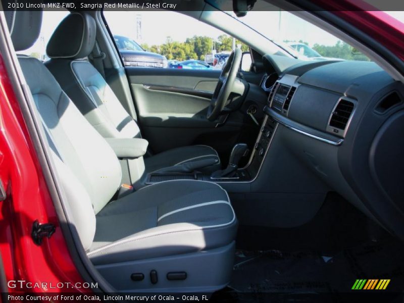 Sangria Red Metallic / Steel Gray 2010 Lincoln MKZ FWD