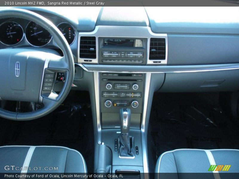 Sangria Red Metallic / Steel Gray 2010 Lincoln MKZ FWD