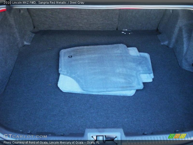 Sangria Red Metallic / Steel Gray 2010 Lincoln MKZ FWD