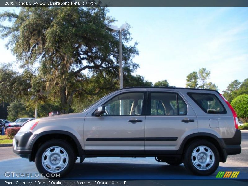 Sahara Sand Metallic / Ivory 2005 Honda CR-V LX