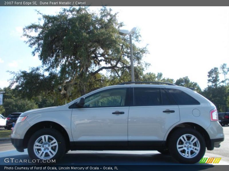 Dune Pearl Metallic / Camel 2007 Ford Edge SE