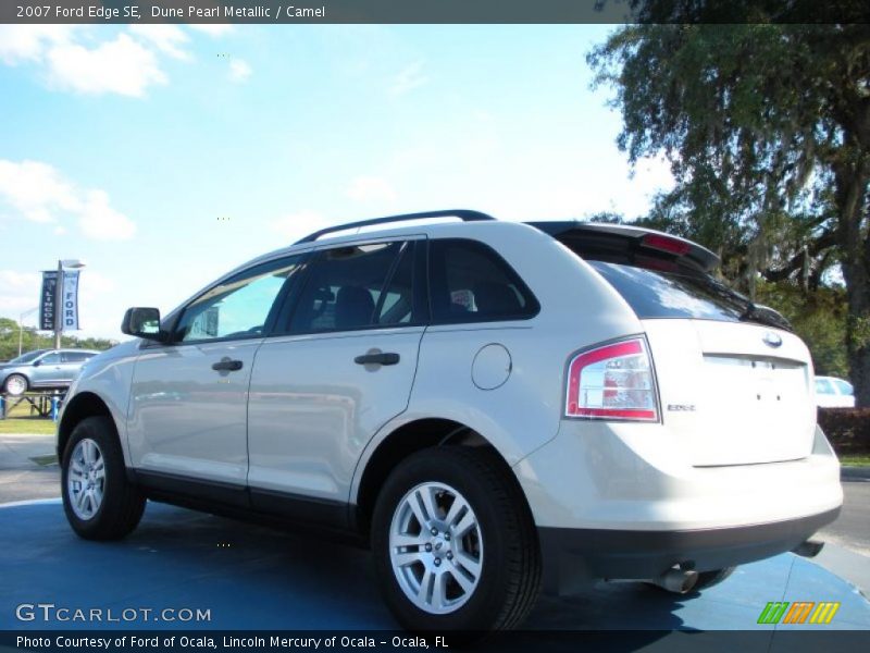 Dune Pearl Metallic / Camel 2007 Ford Edge SE