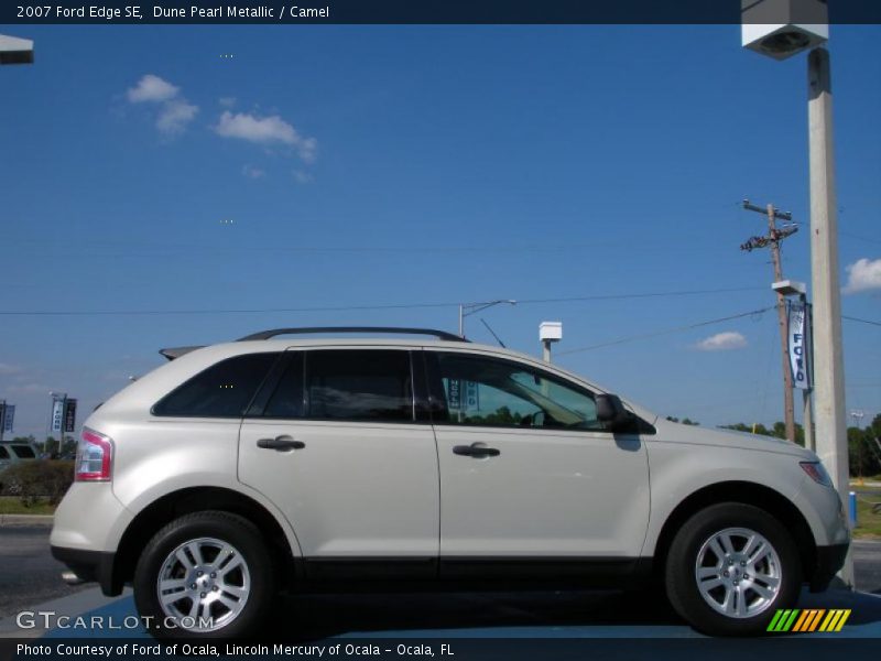 Dune Pearl Metallic / Camel 2007 Ford Edge SE