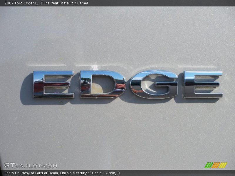 Dune Pearl Metallic / Camel 2007 Ford Edge SE