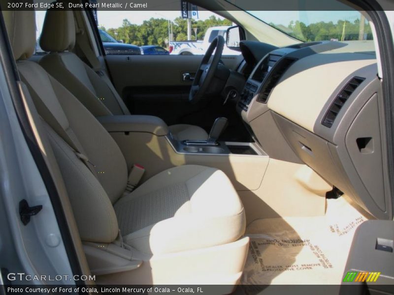 Dune Pearl Metallic / Camel 2007 Ford Edge SE