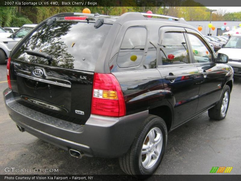 Black Cherry / Beige 2007 Kia Sportage LX V6 4WD