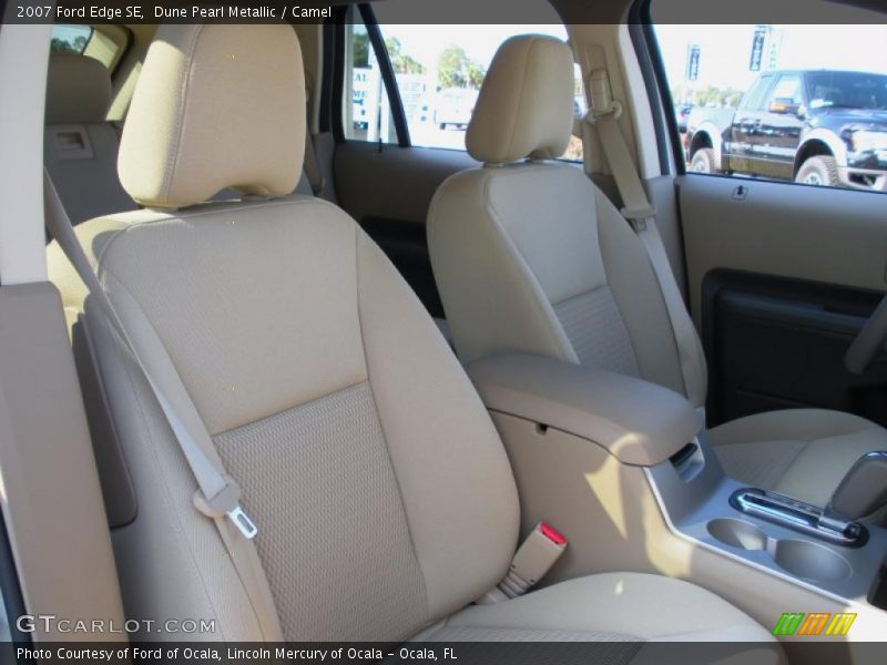 Dune Pearl Metallic / Camel 2007 Ford Edge SE