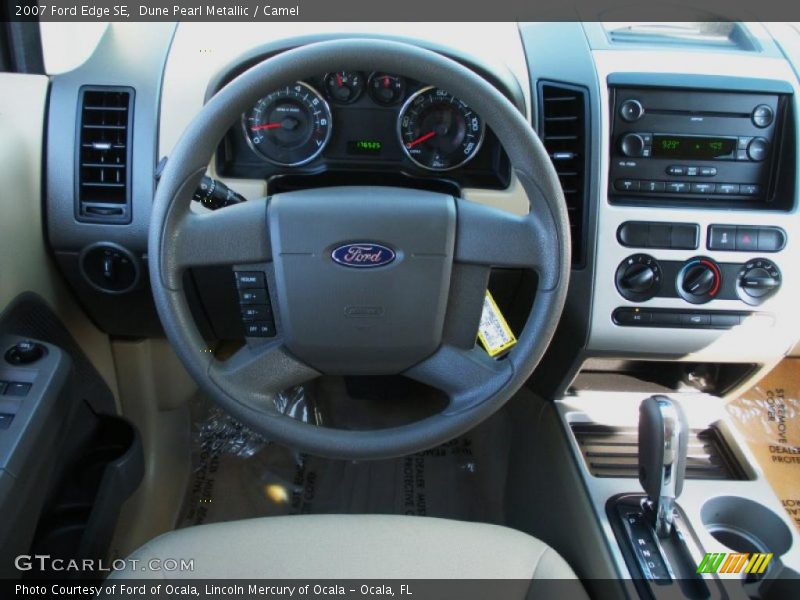 Dune Pearl Metallic / Camel 2007 Ford Edge SE