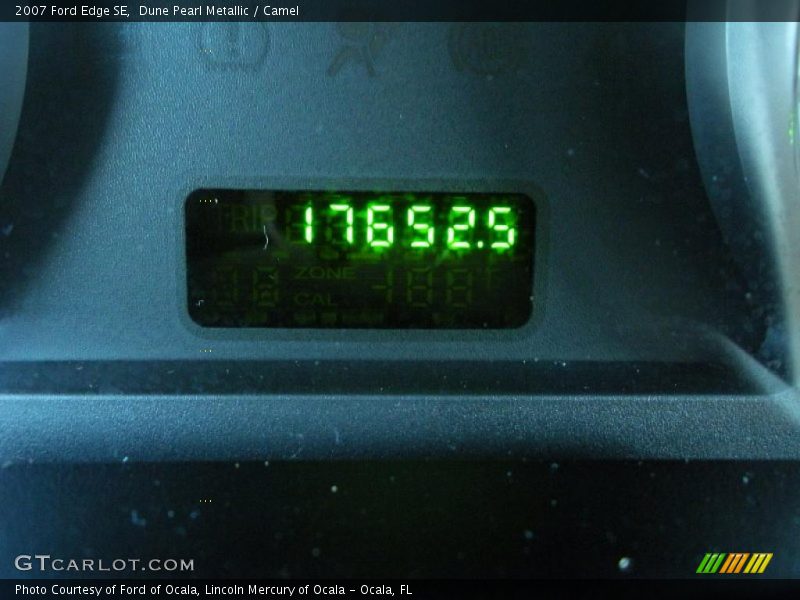 Dune Pearl Metallic / Camel 2007 Ford Edge SE