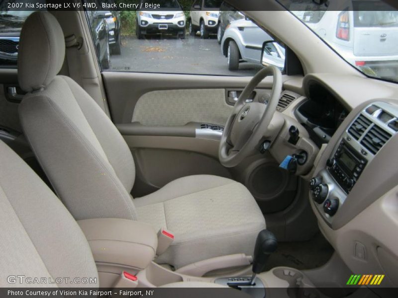  2007 Sportage LX V6 4WD Beige Interior