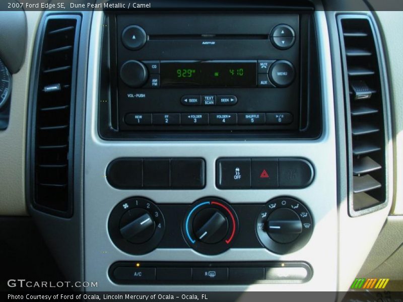 Dune Pearl Metallic / Camel 2007 Ford Edge SE