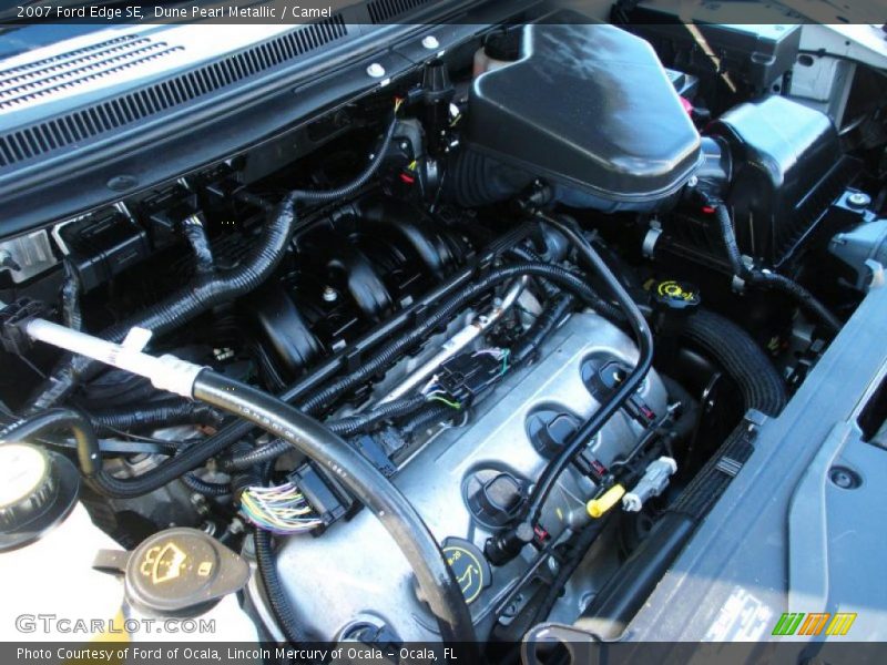 Dune Pearl Metallic / Camel 2007 Ford Edge SE