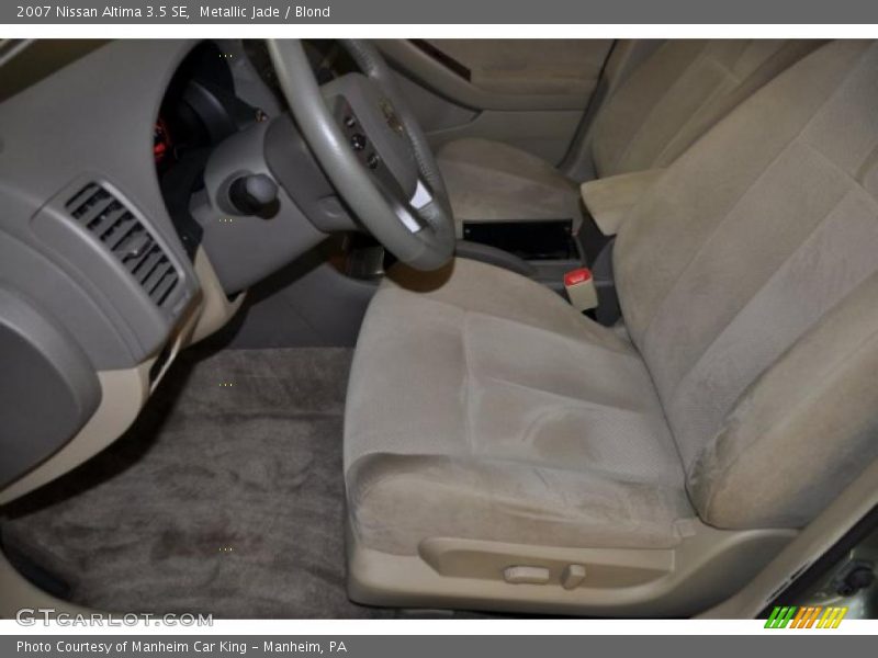 Metallic Jade / Blond 2007 Nissan Altima 3.5 SE