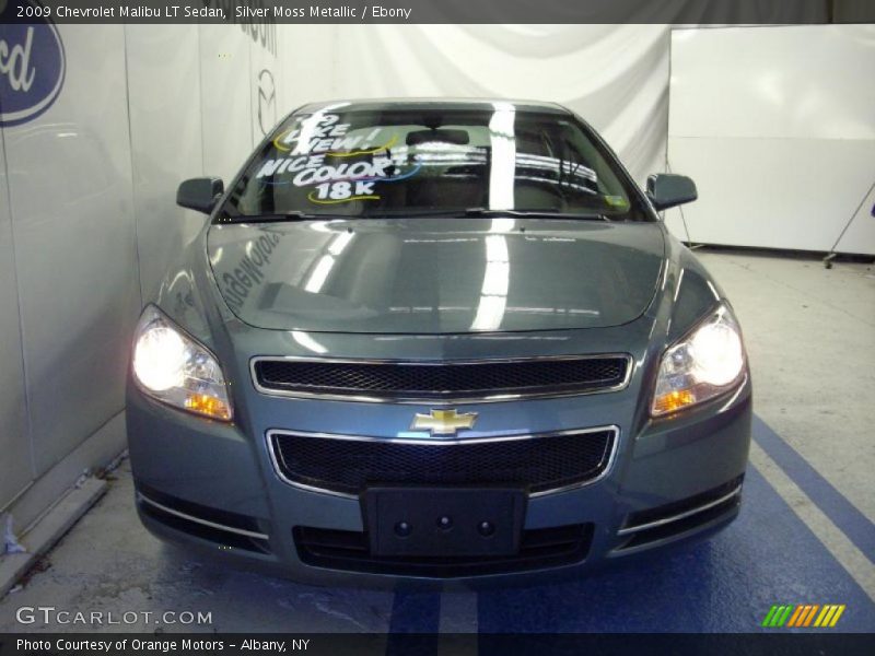 Silver Moss Metallic / Ebony 2009 Chevrolet Malibu LT Sedan