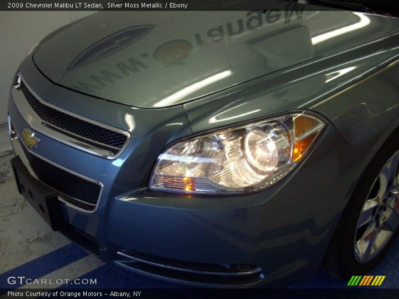 Silver Moss Metallic / Ebony 2009 Chevrolet Malibu LT Sedan