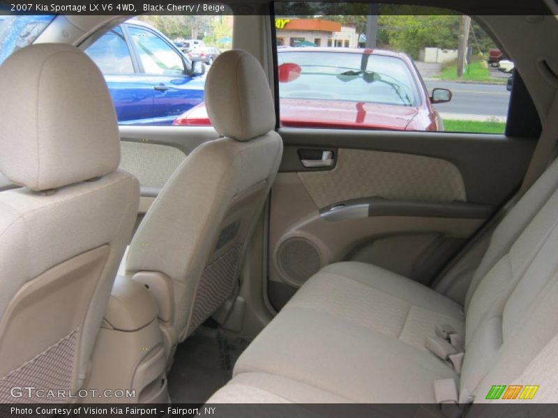  2007 Sportage LX V6 4WD Beige Interior