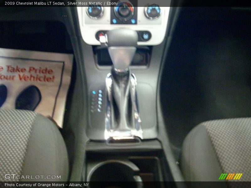 Silver Moss Metallic / Ebony 2009 Chevrolet Malibu LT Sedan