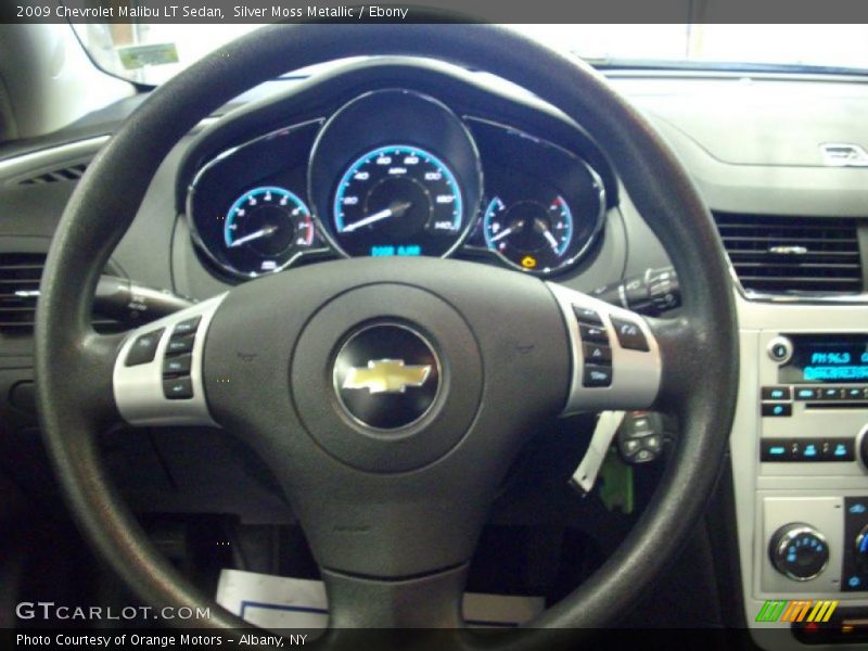 Silver Moss Metallic / Ebony 2009 Chevrolet Malibu LT Sedan