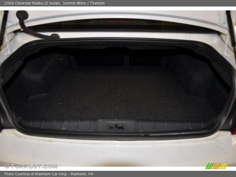 Summit White / Titanium 2009 Chevrolet Malibu LS Sedan