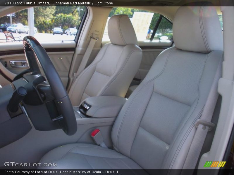 Cinnamon Red Metallic / Light Stone 2010 Ford Taurus Limited