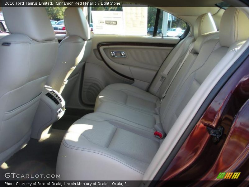 Cinnamon Red Metallic / Light Stone 2010 Ford Taurus Limited
