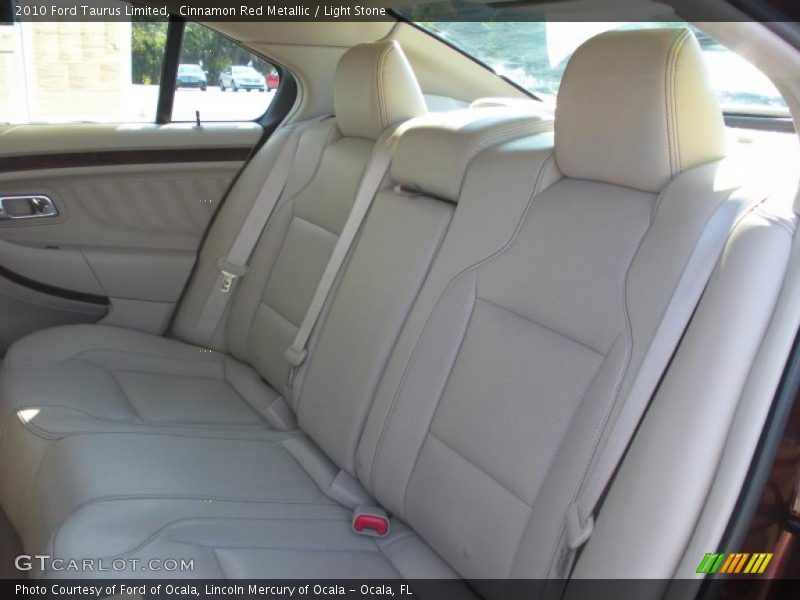 Cinnamon Red Metallic / Light Stone 2010 Ford Taurus Limited