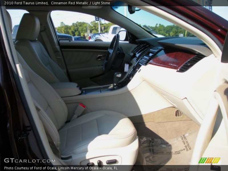 Cinnamon Red Metallic / Light Stone 2010 Ford Taurus Limited